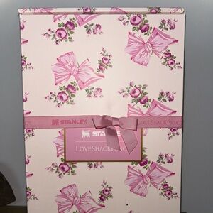 Loveshackfancy X Stanley Holiday Pink 40oz Tumbler